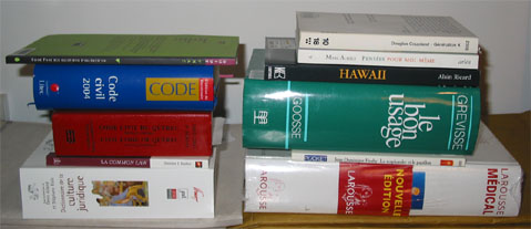 Books mailed back to Hawaii, Nov 03